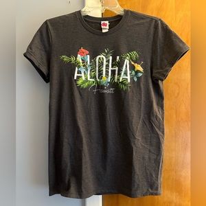 2/$8 bundle- Aloha tshirt - size L, fits like a medium